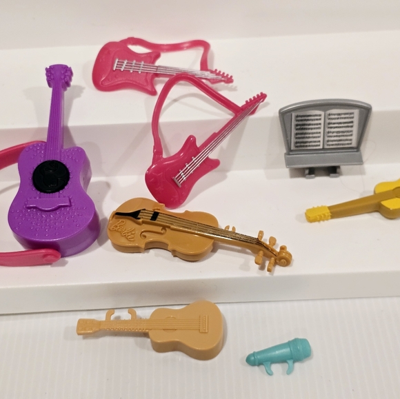 Barbie Doll Musical Instrument Rocking Roll Set - Picture 1 of 8
